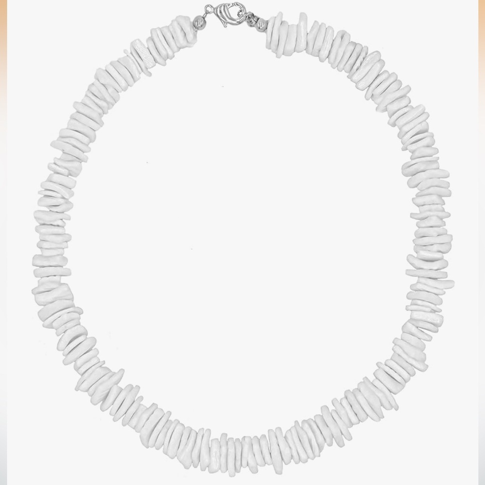 White Puka Shell Necklace